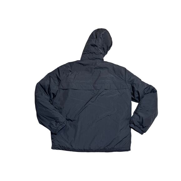 American Eagle Black, Hooded jacket/Coat Men's Large, Black, Zip Up, midweight - Picture 2 of 13